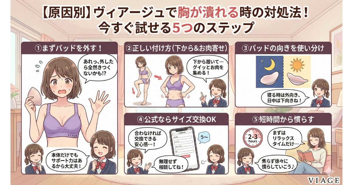 ヴィアージュ 潰れる 対処法