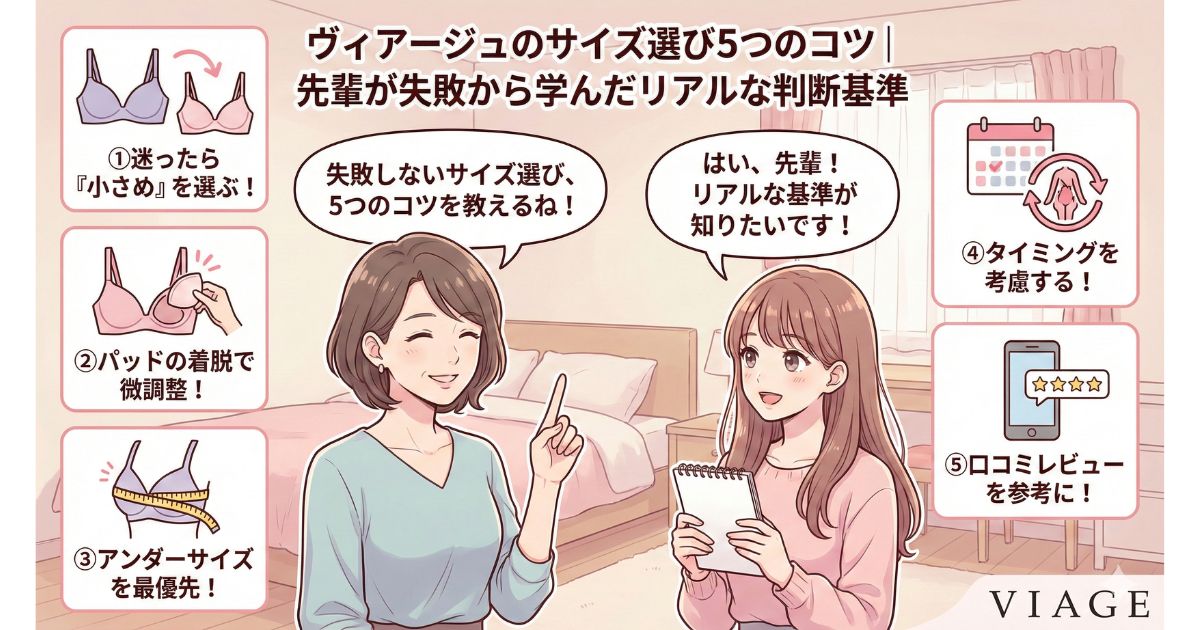 ヴィアージュ サイズ選び5つのコツ