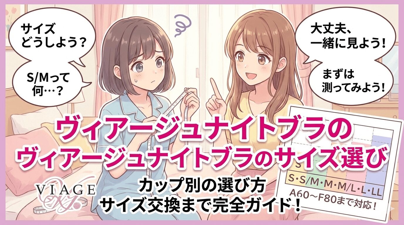 ヴィアージュナイトブラ サイズ展開