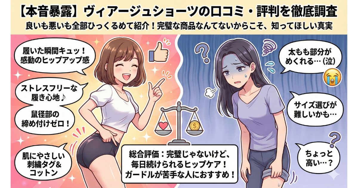 ヴィアージュ ショーツ 口コミ