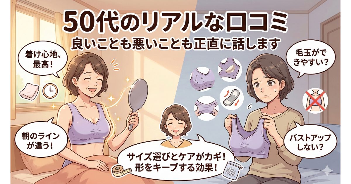 ヴィアージュ ナイトブラ 50代 口コミ