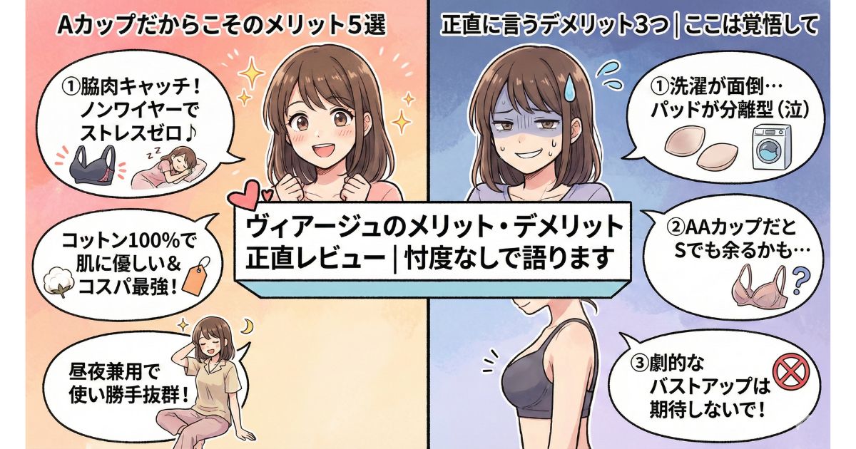 ヴィアージュ aカップ メリット・デメリット
