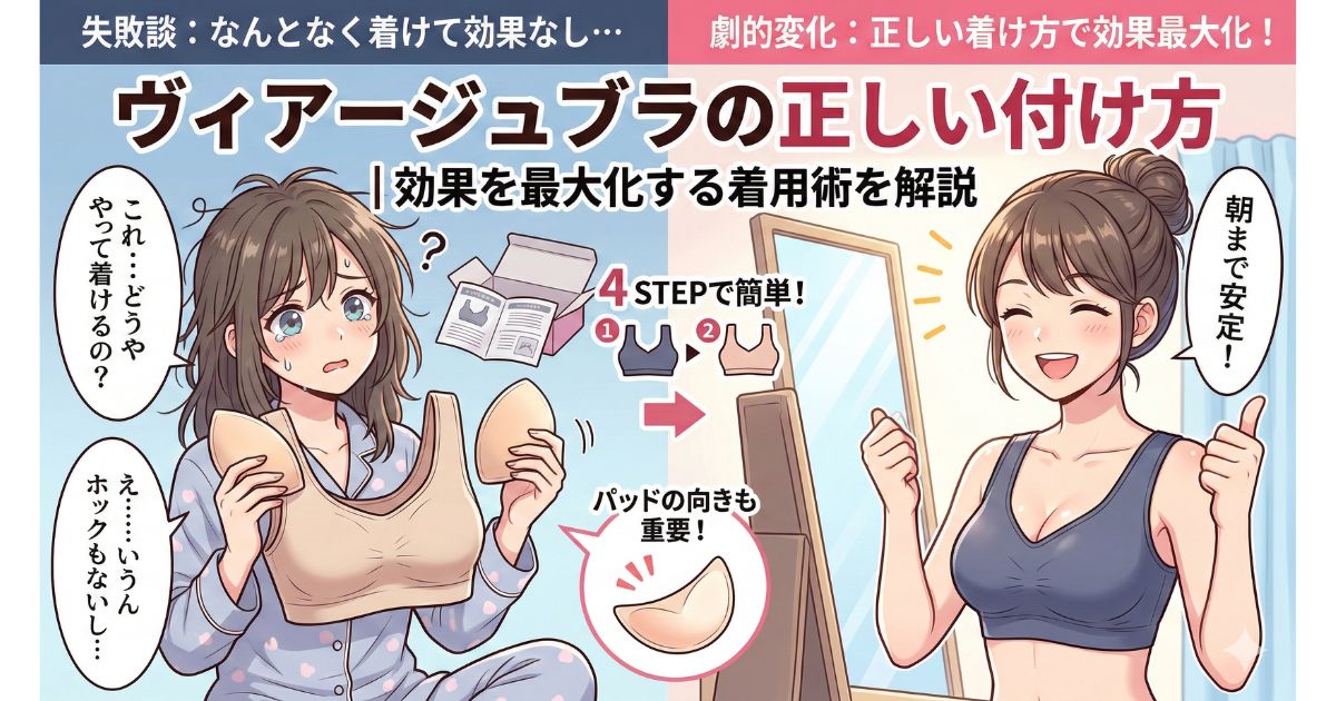 ヴィアージュブラ付け方