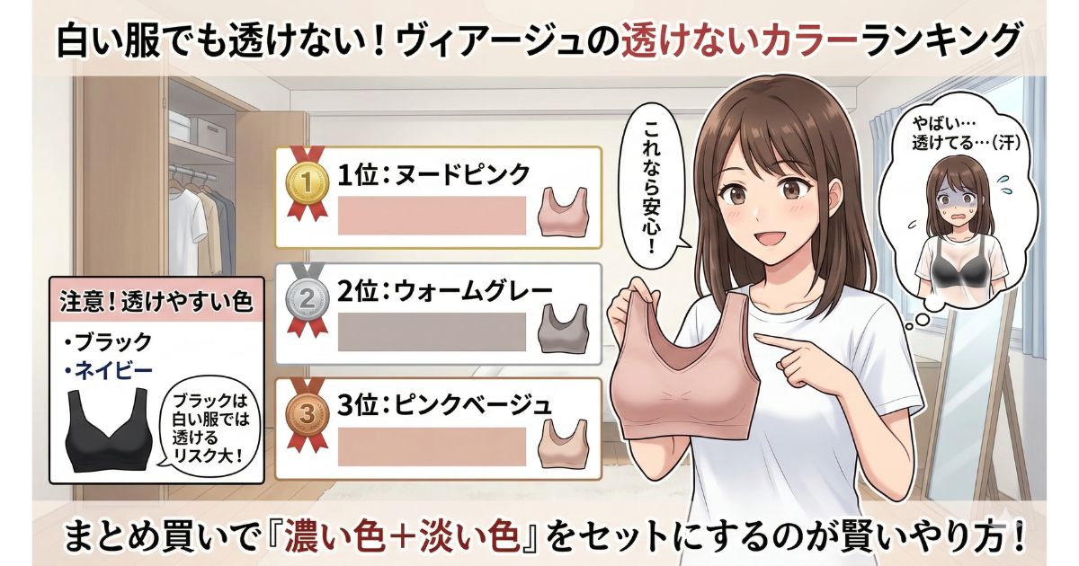 ヴィアージュ 人気カラー 透けない