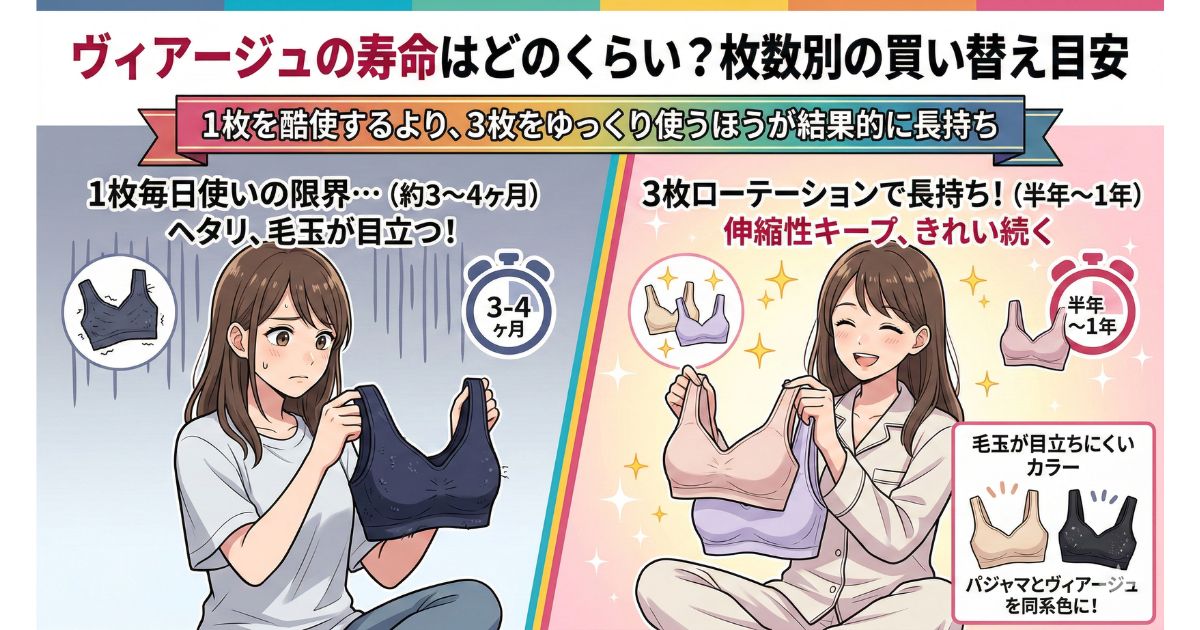 ヴィアージュ 毛玉 寿命