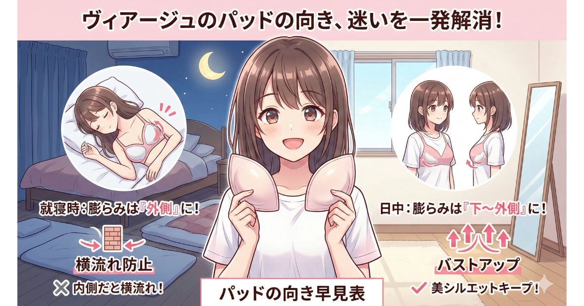 ヴィアージュ パット 向き 迷う　