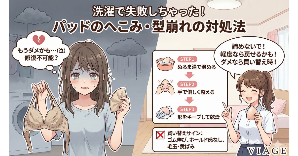 ヴィアージュ 洗濯 失敗
