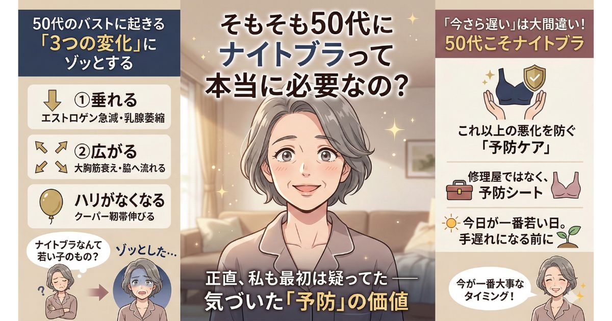 ヴィアージュ ナイトブラ 50代 必要