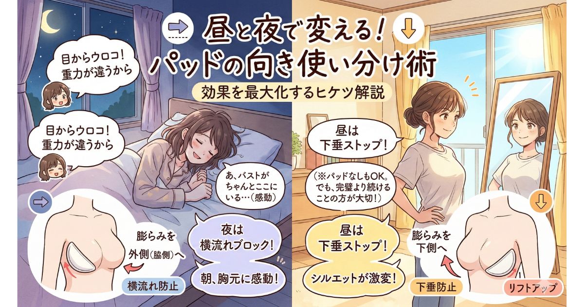 ヴィアージュブラ付け方 昼夜使い分け
