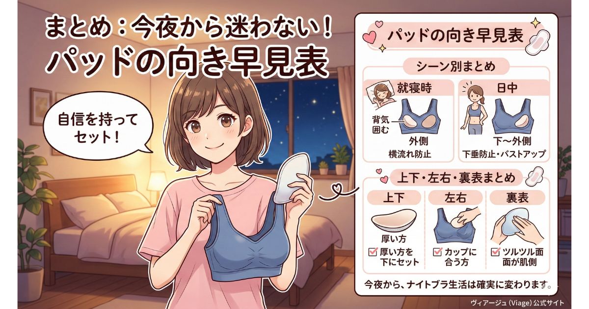 ヴィアージュ パット 向き まとめ