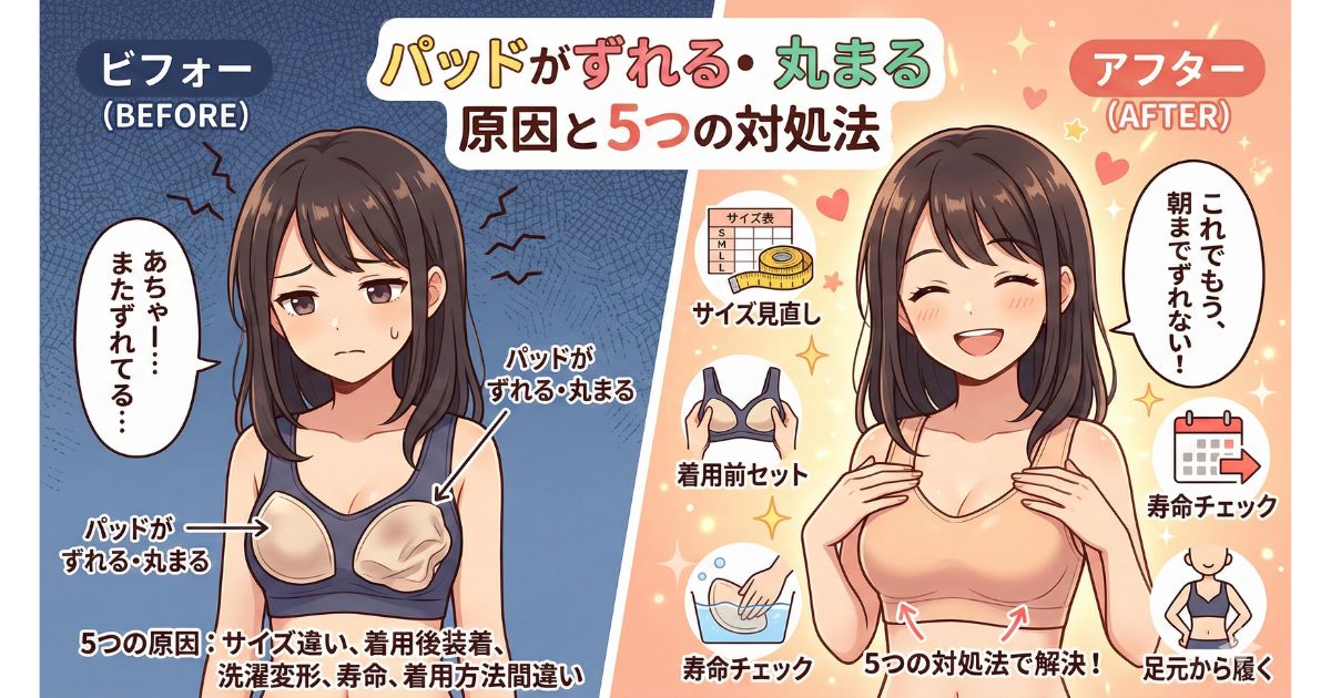 ヴィアージュ パッド ずれる