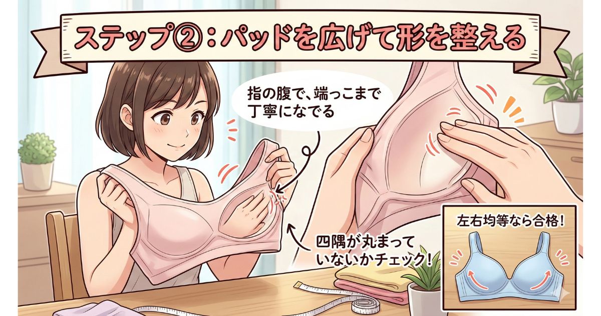 ヴィアージュ パット 向き ステップ２