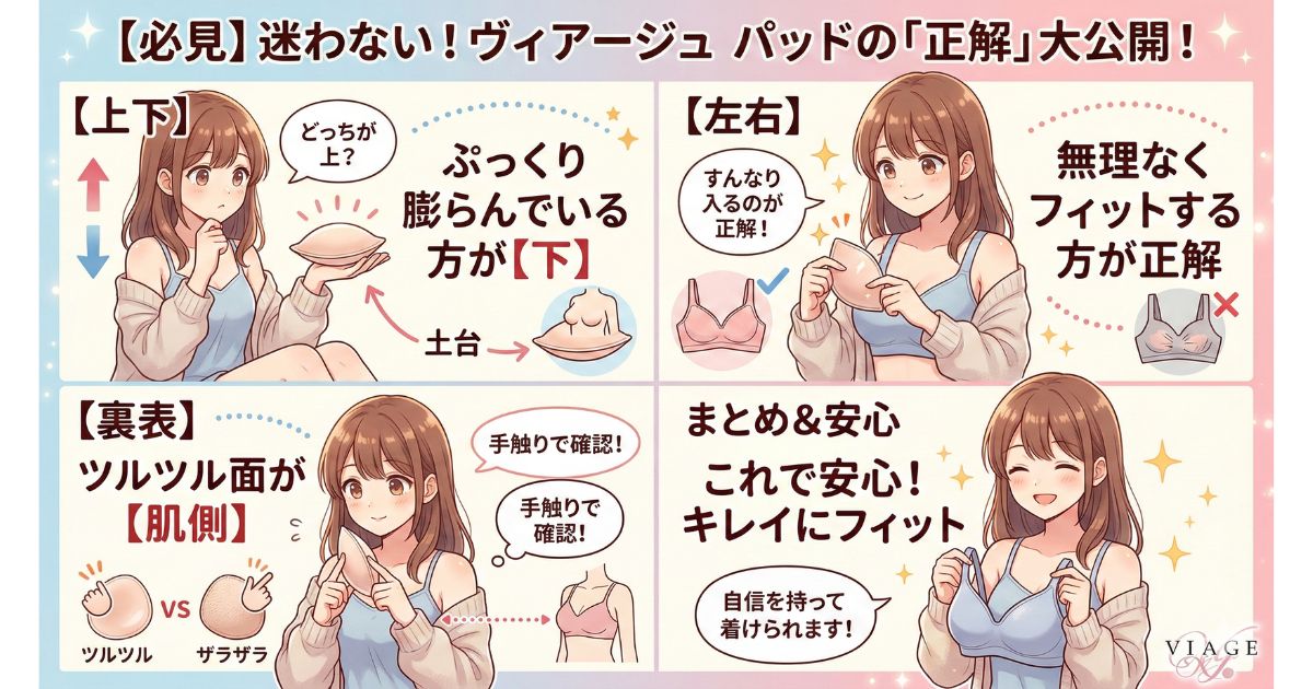 ヴィアージュ パット 向き 正解
