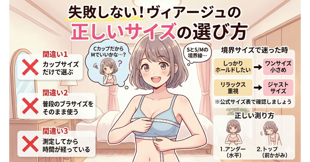 ヴィアージュ 正しいサイズ 選び方