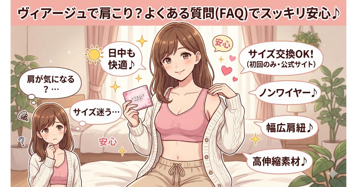 ヴィアージュ 肩こり よくある質問