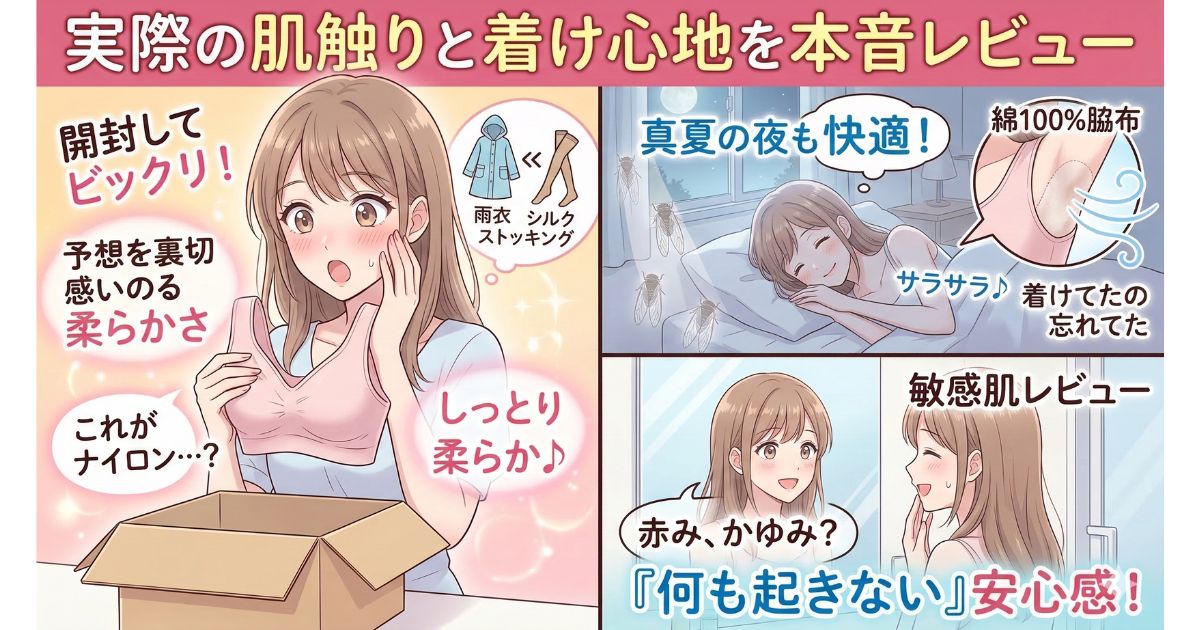 ヴィアージュ 素材　着け心地