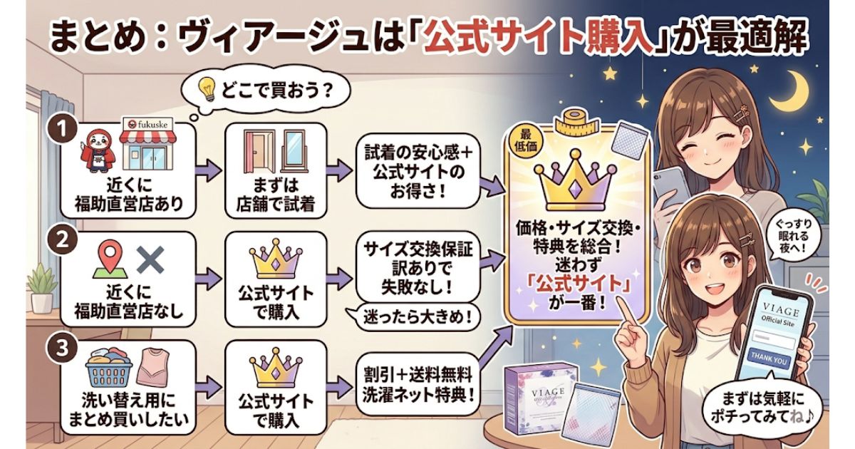 ヴィアージュ 販売店舗 まとめ