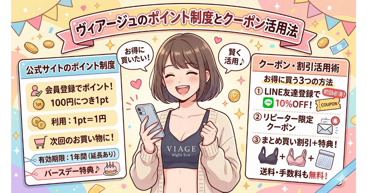 ヴィアージュ 支払い方法 ポイント クーポン