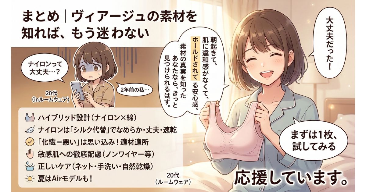 ヴィアージュ 素材 まとめ