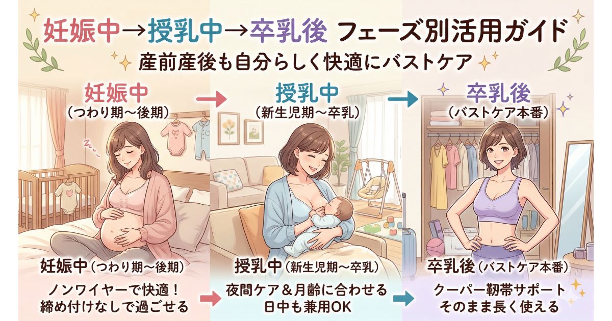ヴィアージュ 授乳 フェーズ別活用法
