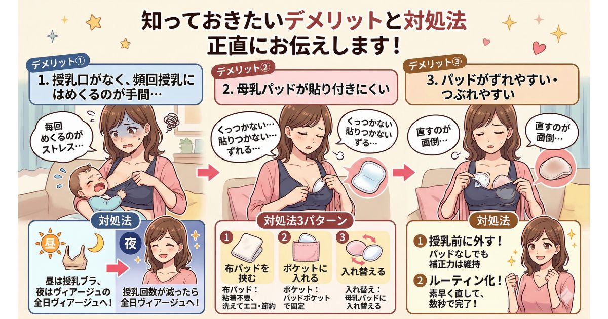 ヴィアージュ 授乳中. デメリット