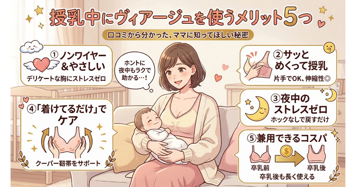 ヴィアージュ 授乳中. メリット