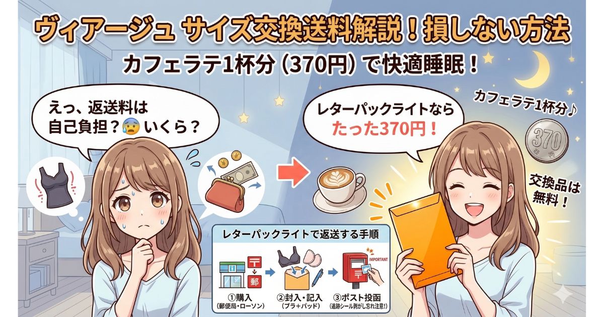 ヴィアージュ サイズ交換 送料